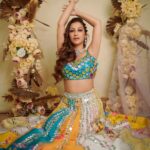 Sunayana Fozdar Instagram - When Cinderella Wore a Lehenga 😄 I Feel more like me in a Lehenga ☺️ What is Your vibe ? Gown or lehenga?👗or🥻 . . . . 📷 - @mirajverma_photography Edited - @ibtraditionalphotography Muah - @makeoverbysejalthakkar Outfit/Accessories - @krupa_jain Team - @greenlight__media