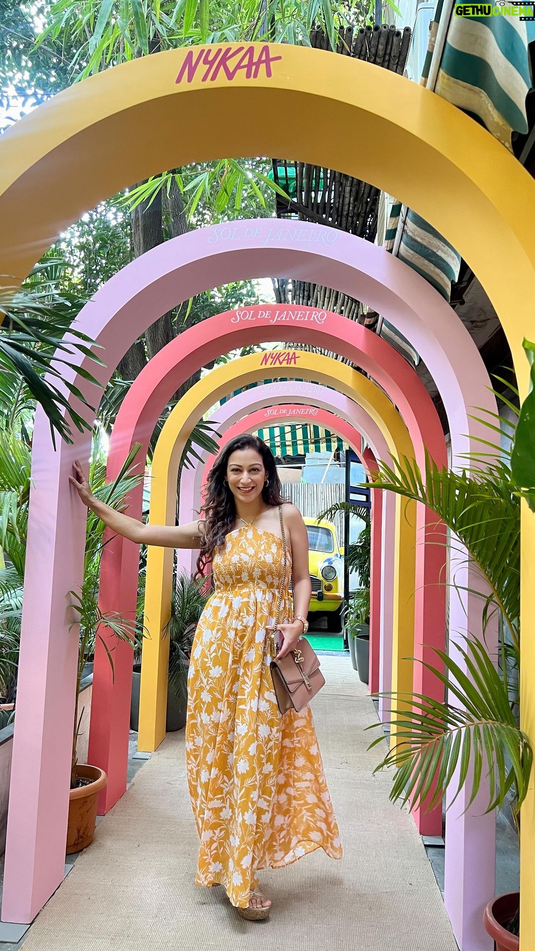 Sunayana Fozdar Instagram - What an Sol ful event💛 A Fun afternoon Celebrating the successful completion of 2years of Sol de Janeiro in India and on Nykaa🎉 …many More to come🫶 @soldejaneiro @mynykaa @cafepanamamumbai #soldejaneiroxnykaa #onlyonnykaa