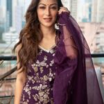 Sunayana Fozdar Instagram - Feeling purple💜 Wearing @janasyaclothing Pr @fireflies_mediaworks Hair @makeover_by_vrush #hardinjanasya