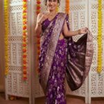 Sunayana Fozdar Instagram - Not Lighting Patakas 🧨…Being one ☺️Saree love forever 🫶🪔 Happy Diwali my insta fam ✨ What’s your fav festive look?🥻💕 . . . . . 📷 - @mirajverma_photography Edited - @ibtraditionalphotography Muah - @makeoverbysejalthakkar Outfit/Accessories - @krupa_jain Team - @greenlight__media