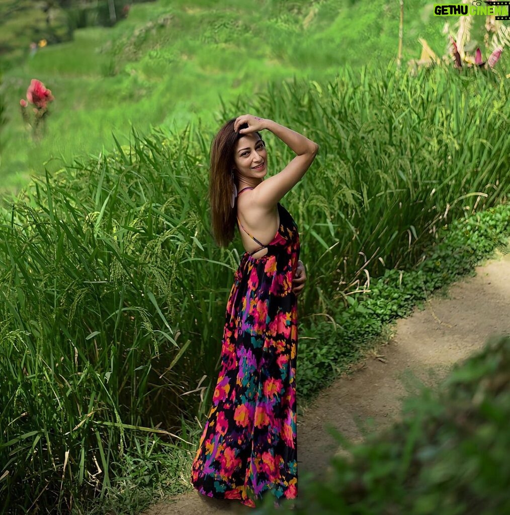 Sunayana Fozdar Instagram - You can be anywhere you want to be 💚 Coz it’s never about the Place it’s about the state of mind🫶 📍Ricefields Tegallalang,ubud bali