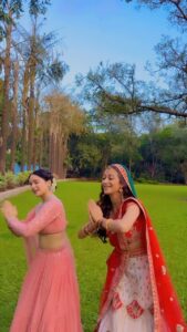 Sunayana Fozdar Instagram - Had to recreate this iconic song on Janmashtami with my fav @sunayanaf 🦚 PS - SPOT @iamkushshah_ 👻😂 . . #janmashtami #festivalready #reelitfeelit #trendingreels #reelsindia #reelsinstagram #tmkoc #bts #shooting