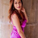 Sunayana Fozdar Instagram - O Mere Dil ke Chain ☺️💜 Wearing @urbanic_in