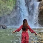 Sunayana Fozdar Instagram - That View though💙 Just like the waterfall Going with the Flow…. 📍tegenungan Waterfall ,Ubud bali Wearing @moonstruckbyss . . . . . . #ubudbali #exploreubud #waterfallsinbali #tegenunganwaterfall #baliwaterfall #thingstodoinbali #waterfall