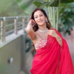 Sunayana Fozdar Instagram - Yeh Laal rang🥰 P.S: A lot of you wanted me styled in a red saree!your wish is my command 🫶♥️ 🎥 - @sk_.click Stylist - @purvabansal5 Outfit - @kalighataindia Jewellery- @joulesbyradhika Team - @greenlight__media
