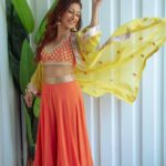 Sunayana Fozdar Instagram - With Wedding da Season around the corner !!💃🏻 Want to be a part of the Glam Baraati squad✨ Grwm for Day wedding! #weddingoutfitideas Outfit: @houseofsupriya X @consult_shalika Stylist: @styling.your.soul Hair : @makeover_by_vrush