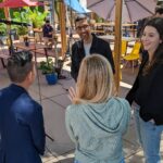 Sundar Pichai Instagram – So much fun to meet @michaeljosh @ijustine @nbtjacklyn after the #GoogleIO keynote this week. Must admit they taught me a thing or two about filming @youtube videos:) Shoreline Amphitheatre At Mountain View