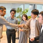 Sundar Pichai Instagram - Really enjoyed being back in #Tokyo last week, meeting student developers, helping launch our newest Pixel devices, and taking more than a few selfies! Always good to catch up with Googlers and learned all about 🫰🏽 too:) #photodump Tokyo, Japan