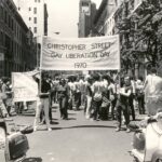 Sundar Pichai Instagram - Today’s SCOTUS decision is another step forward in the fight for equality for all LGBTQ+ people. We stand with our LGBTQ+ employees, including our trans community - this #Pride, Google is proud to support organizations like @TrevorProject who continue to drive change. (Photos by Leonard Fink (1973), Adriana de Maio (2017), Leonard Fink (1970) - more at @googleartsculture)