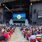 Sundar Pichai Instagram - So fun to be back at Shoreline this past week welcoming thousands of Parooglers (parents of Googlers:) for a special edition of our company-wide meeting aka TGIF! On behalf of all Googlers, thank you to all the parents for your love, encouragement, and sacrifices you've made along the way. #TakeYourParentsToWorkDay Shoreline Amphitheatre At Mountain View