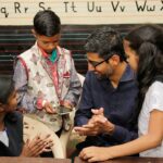 Sundar Pichai Instagram - Earlier this week, we launched #Bolo in India: a reading tutor app powered by #GoogleAI text-to-speech & speech recognition. Had the chance to visit some students today who are learning to read using Bolo, excited for all the great books they’ll discover! Mumbai, Maharashtra