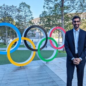 Sundar Pichai Instagram - I’m always struck by how the modern and the traditional co-exist effortlessly in Tokyo. Thrilled I got to see the New National Stadium for the upcoming #Tokyo2020 Olympics, and also to visit Yoshida Shoten, a 4th generation family-run business that has been making hand-painted lanterns for over 120 years.