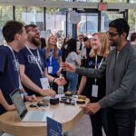 Sundar Pichai Instagram - #io19 is a wrap and a big thanks to all who joined us in person and online! Was so glad I got to meet some of you at Shoreline - I’m inspired by your stories and can’t wait to see what you build next:) Mountain View, California
