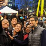 Sundar Pichai Instagram - Capped off #BlackHistoryMonth with a fun celebration tonight organized by the Black Googler Network - thanks to the team for great music, performances and selfies! Google Tech Corners