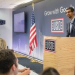Sundar Pichai Instagram - Spent the afternoon at @theUSO office in San Diego with some U.S. veterans (including some Google veterans) to announce new #GrowWithGoogle initiatives to help transitioning service members & veterans find jobs, build their skills, and grow their businesses San Diego, California