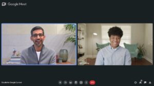 Sundar Pichai Instagram - Big congrats to Milo Golding, our 2021 Doodle for Google winner! His artwork titled “Finding Hope” was inspired by this year’s theme “I am strong because…” and will be on our US homepage tomorrow. Sharing the news with Milo was the highlight of my week:)