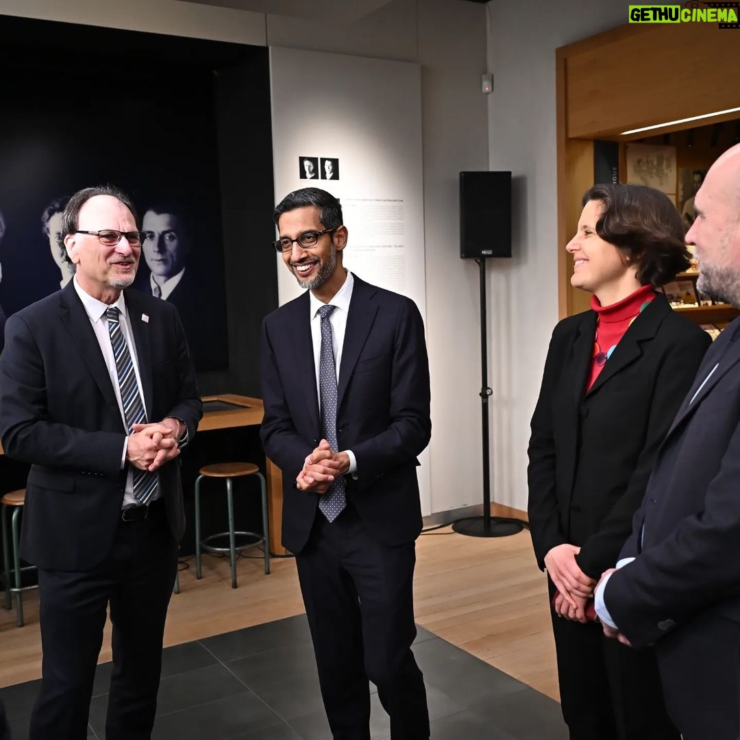 Sundar Pichai - 191K Likes - While in Paris yesterday I had the chance to visit the Institut Curie, a cancer research and treatment center founded by Marie Curie. She has always been a big inspiration for me. It was a personal thrill, but also quite humbling, to sit behind her desk as we talked about the ways AI can detect and treat rare forms of cancer. Truly an afternoon to remember, thanks to everyone at the Institut for having me.