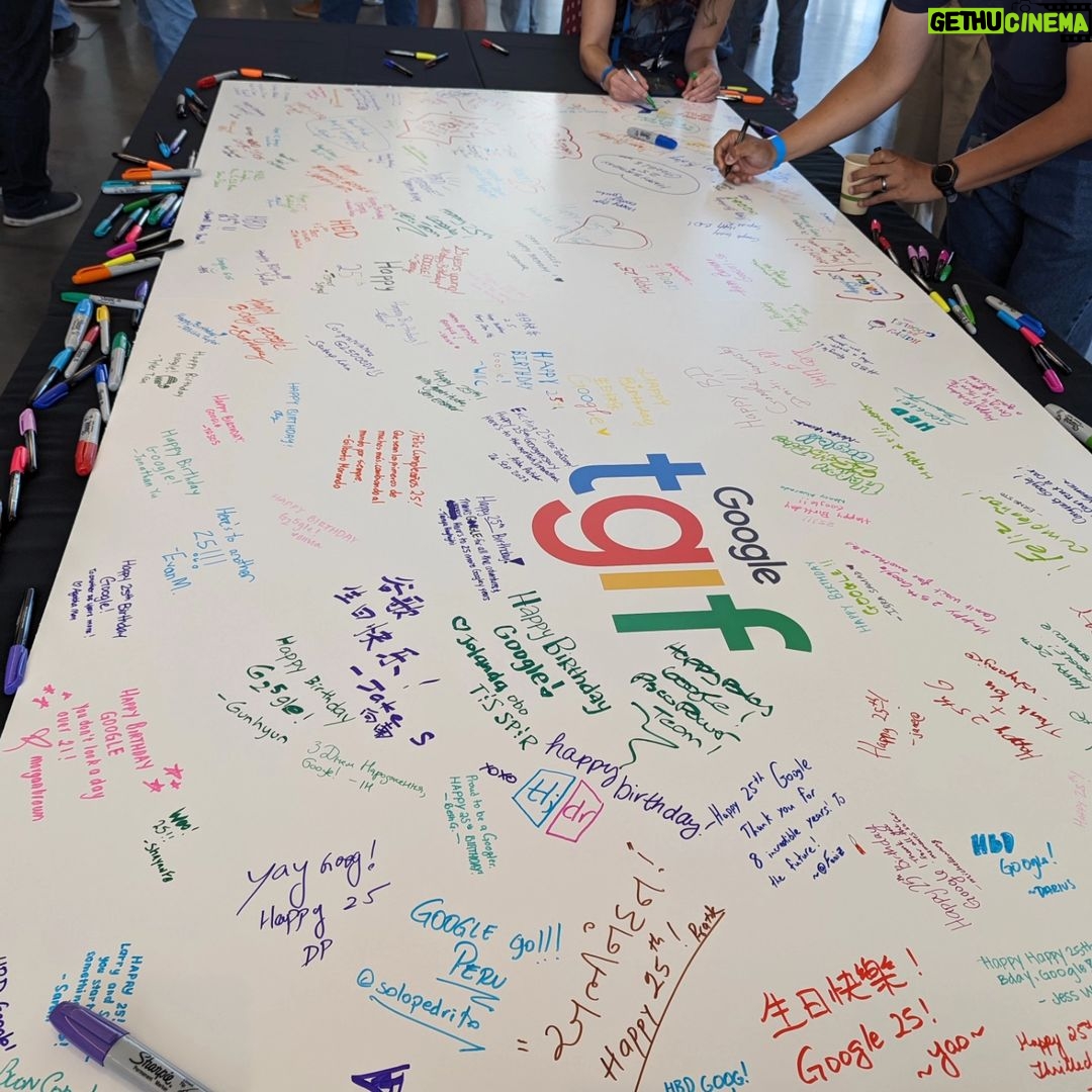 Sundar Pichai - 252.6K Likes - Itās not a birthday without a birthday party - and birthday cupcakes! šGreat to see Googlers all around the world getting together to celebrate our 25th birthday.