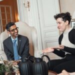 Sundar Pichai Instagram – Hej from Stockholm! 🇸🇪 Good discussions today with PM @kristerssonulf, European leaders and students @kthuniversity about building AI responsibly. Other highlights: joining Googlers for fika and meeting adorable Winston:) 🐶 Stockholm, Sweden