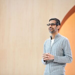 Sundar Pichai Instagram - That's a wrap on #googleio 2023! So happy to see so many people back IRL at Shoreline 😀