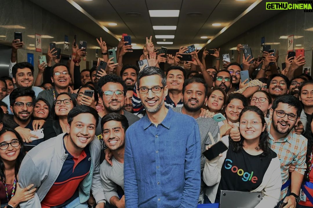 Sundar Pichai - 1.3 Million Likes - Back in India this week after a few years away! Super energized by the entrepreneurs, leaders, and Googlers I met in Delhi and Bangalore. Glad to join our #GoogleForIndia and #WomenWill events, spend time with teams here, and eat many excellent thalis:) š®š³
