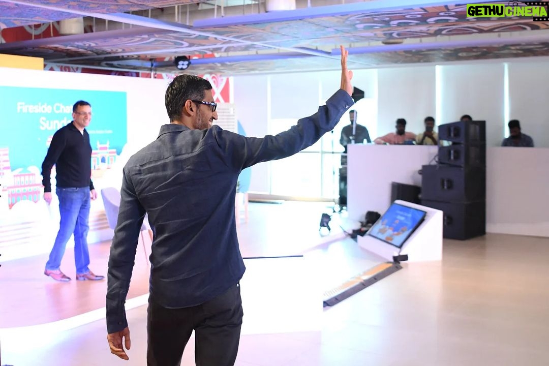 Sundar Pichai - 1.3 Million Likes - Back in India this week after a few years away! Super energized by the entrepreneurs, leaders, and Googlers I met in Delhi and Bangalore. Glad to join our #GoogleForIndia and #WomenWill events, spend time with teams here, and eat many excellent thalis:) š®š³