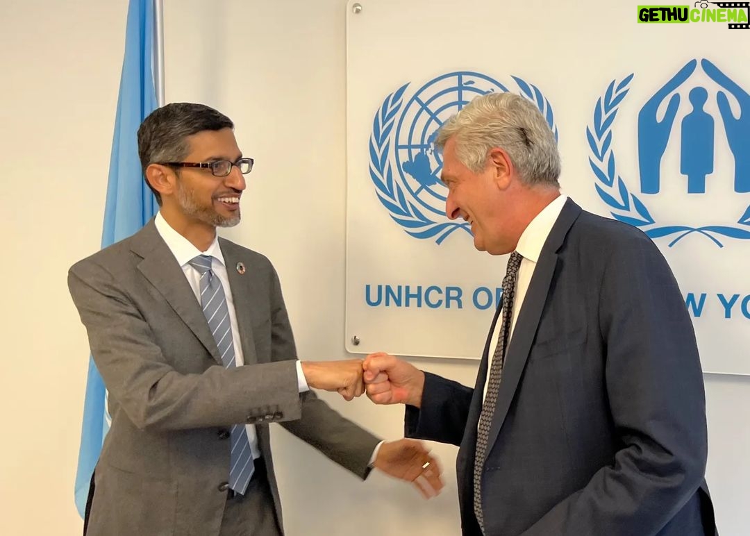 Sundar Pichai - 371.2K Likes - So happy to be back in #NYC last week for the first time in a long while. Great to spend time with teams there and check out our new office at Pier 57:) #fbf #UNGA