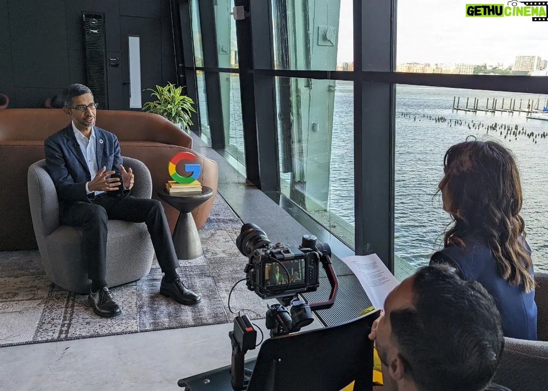 Sundar Pichai - 371.2K Likes - So happy to be back in #NYC last week for the first time in a long while. Great to spend time with teams there and check out our new office at Pier 57:) #fbf #UNGA