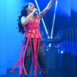 Sunidhi Chauhan Instagram – Wrapped it up nicely for @spotifyindia Delhi

Styled by @saumyathakur 
#styledbysaums
In
Outfit @pranatikejriwall @vblitzcommunications
Jewellery @sa.badesigns 
@alkymimedia
 Boots @londonrag_in
Style Asst. @pareenaaahhh 

#Spotifywrapped #sunidhi #sunidhilive #explore