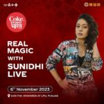 Sunidhi Chauhan Instagram - She has stolen a million hearts already and she's now bringing her magic to Punjab. Witness @sunidhichauhan5 LIVE as she sweeps everyone off their feet with her magical melodies. 📆 6th November ⌚ 5pm onwards 📍 Lovely Professional University Be there to witness Real Magic. #CokeStudioBharat #ApnaSunao #RealMagic