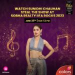 Sunidhi Chauhan Instagram - Get ready for an electrifying performance filled with the soulful voice of #SunidhiChauhan! Tune in to Colors & Jio Cinema on the 25th of June, at 12 PM, and watch her take the stage of SOBHA Realty IIFA Rocks 2023. #IIFA2023 #IIFAONYAS #YasIsland #InAbuDhabi #SobhaRealty #EaseMyTrip #NEXA #CreateInspire @yasisland @visitabudhabi @sobharealty @nexaexperience @kubergrains @kubershoppe @easemytrip @colorstv @officialjiocinema