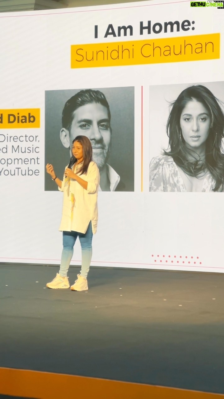 Sunidhi Chauhan Instagram - Yesterday at #AllAboutMusic 🤘🏽 @tmtalentmanagement