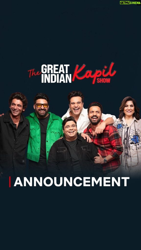 Sunil Grover Instagram - Aapke ghar ka raasta, hasee se hokar jaata hai.❤️🔥 The Great Indian Kapil Show arrives at 8PM every Saturday from 30 March, only on Netflix. #TheGreatIndianKapilShow #TheGreatIndianKapilShowOnNetflix #NextOnNetflixIndia @kapilsharma @whosunilgrover @Archanapuransingh @krushna30 @kikusharda @rajivthakur007 @anukalpgoswami @beingustudiosofficial @gurjot_bu