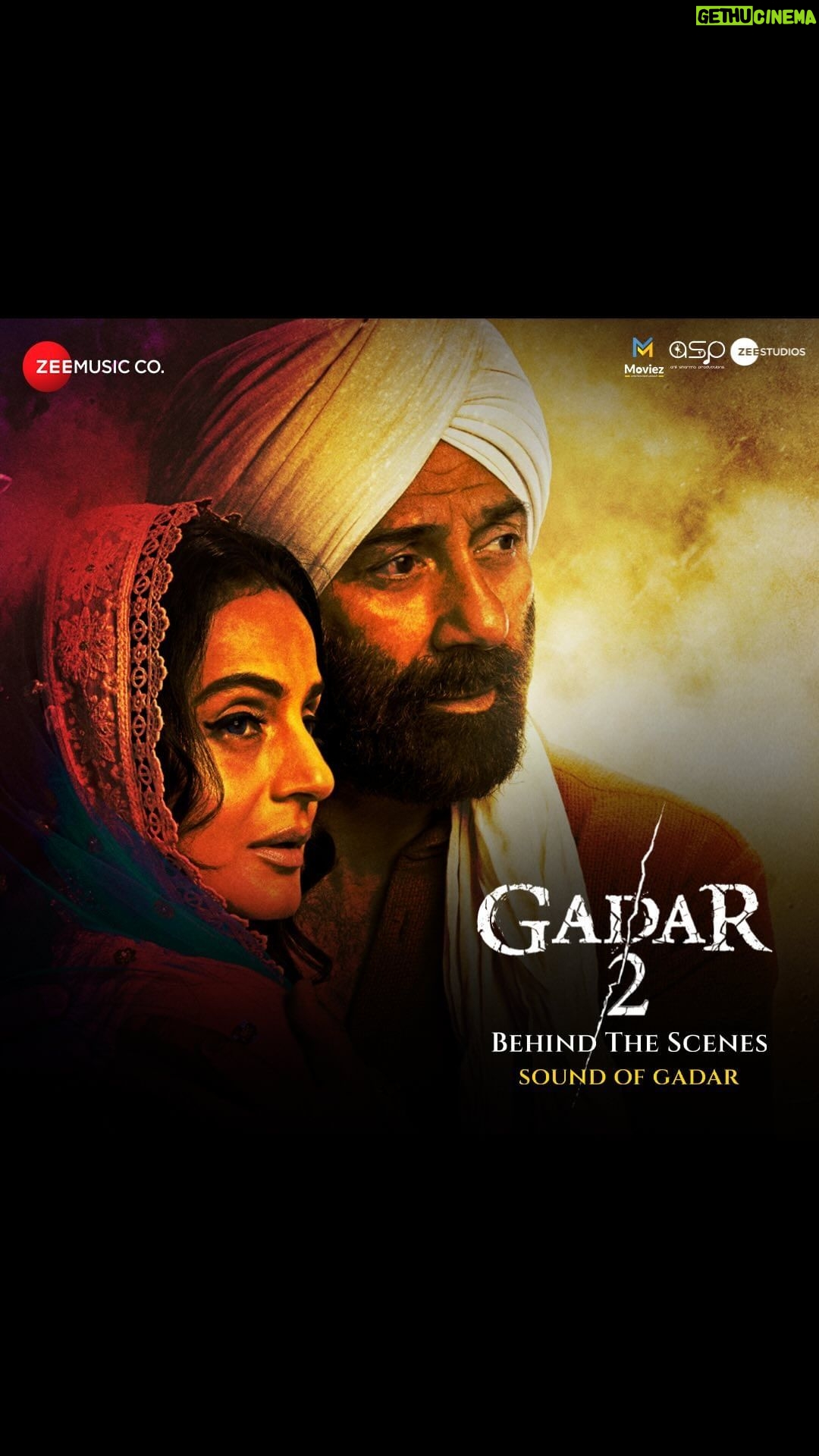 Sunny Deol Instagram - The sound of Gadar 2 has been magical! Witness its beautiful journey with this exclusive BTS video. πΆπ₯ #Gadar2 in cinemas now. ποΈ @zeestudiosofficial @gadarmovie_official @iamsunnydeol @ameeshapatel9 @iutkarsharma @anilsharma_dir @anilsharmaprod @shaktimaan6963 #AnandBakshi #UttamSingh @mithoon11 @uditnarayanmusic @therealalkayagnik @arijitsingh @adityanarayanofficial @sukhwindersinghofficial @neetimohan18 @vishalmishraofficial @shehnazakhtarofficial @officialsahilakhtar @jubinnautiyal @shabinakhanofficial @quadri.sayeed @simratkaur_16 @manishwadhwa.in @hellomontysharma @mrgravitas @zee5 @zeecinema @zee5global