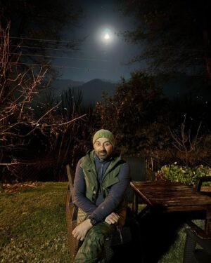 Sunny Deol Instagram - Moonlight, Bonfires and a sky full of stars…….