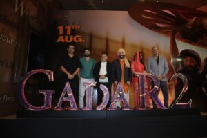 Sunny Deol Instagram - Memorable moments from #Gadar2Trailer Launch 

How did you like the trailer , comment your favourite moments.

Thank you all for your love to #TaraSingh , see you in cinemas on 11th August