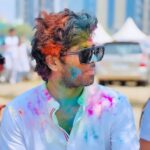 Sunny Wayne Instagram - Happy Holi every one ♥️♥️♥️ Mumbai - मुंबई