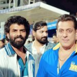 Sunny Wayne Instagram - Fanboy Moment @beingsalmankhan @ccl @dubai @keralastrikersofficial