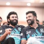 Sunny Wayne Instagram - With SunnyKuttan @sunnywayn 😍🤗 📸 @siva_sankar_phtography #ccl #keralastrikers #teamlaunch