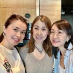 Sunshine Cruz Instagram - Earlier today with my sisters from another mother. Love you always Ate Carol & Ate Dorothy! 💕 China Blue, Conrad Manila