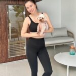 Sunshine Cruz Instagram - With our 10 year old toy poodle, holiday ❤️🐩 Happy weekend everyone! 🥰