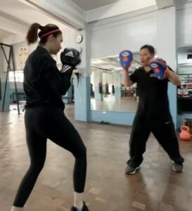 Sunshine Cruz Instagram - Back to zero but back at it 🥊 Missed you coach Caloy! It has been years! Elorde Sucat Paranaque