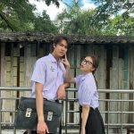Supassra Thanachat Instagram - 💖👦🏻👧🏻Have you seen Episode 7? 😝 @dew_jsu #BTS #FacelessloveEp7 #Facelesslove #PrimeTH #GMMTV *Ps. The second picture is not my phone!😂*