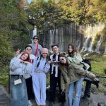 Supassra Thanachat Instagram - 💖🌈😜🫶🏻💦 #แก็งมั่วบ้านงาน ✨ Shiraito Falls Karuizawa 白系之瀧