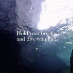 Supassra Thanachat Instagram - Hold your breath and dive with me!🧜🏻‍♀️✨💦 📹 @bigoceanworld #cavediving #freediving