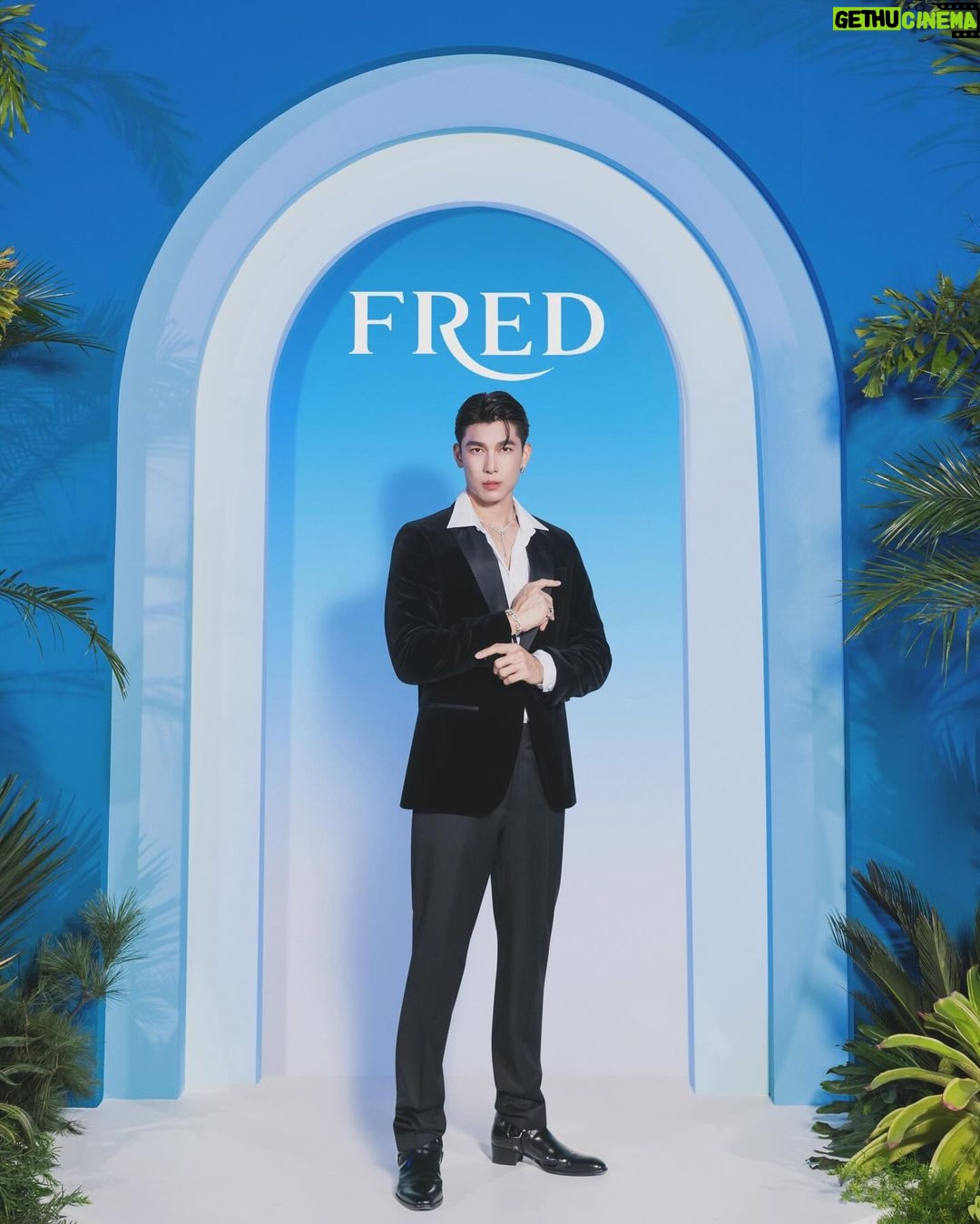 Suppasit Jongcheveevat Instagram - An unforgettable evening celebrating high jewelry’s debut in Thailand. @fredjewelry, you’ve outshone the night! 💎💙 #FREDJewelry #MonsieurFredInnerLight