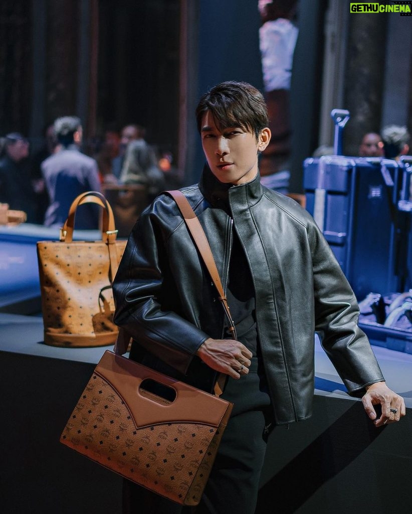 Suppasit Jongcheveevat Instagram - In the spotlight with @mewsuppasit at our #MCMAW24 presentation in Milan. #MCMworldwide