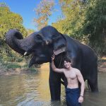 Suppasit Jongcheveevat Instagram - Elephant vibes only 🐘😆 ปางช้างแม่ริม Maerim Elephant Home
