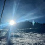 Surveen Chawla Instagram – On the slope with my dope @akshaythakker 🤍⛷️#courchevel #courchevel1850 Courchevel 1850 France