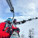 Surveen Chawla Instagram – On the slope with my dope @akshaythakker 🤍⛷️#courchevel #courchevel1850 Courchevel 1850 France